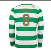 2017-18 Celtic Long Sleeve Home Shirt (Brown 8)