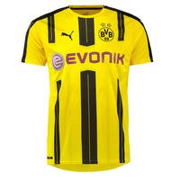 2016 2017 borussia dortmund puma home football shirt