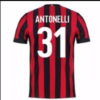 2017-2018 AC Milan Home Shirt (Antonelli 31) - Kids