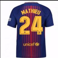 2017 2018 barcelona home shirt mathieu 24 kids