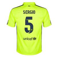 2014 15 barcelona 3rd shirt sergio 5