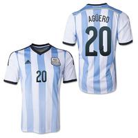 2014 15 argentina world cup home shirt aguero 20