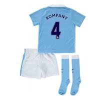 2015 2016 man city home little boys mini kit kompany 4