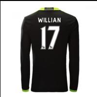 2016-17 Chelsea Away Long Sleeve Shirt (Willian 17)