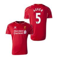 2014-15 Liverpool Home Shirt (Agger 5)