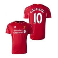 2014-15 Liverpool Home Shirt (Coutinho 10)