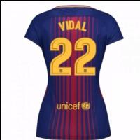 2017 2018 barcelona womens home shirt vidal 22