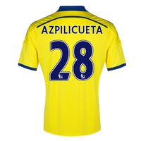 2014 15 chelsea away shirt azpilicueta 28 kids