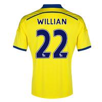 2014-15 Chelsea Away Shirt (Willian 22) - Kids