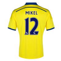 2014-15 Chelsea Away Shirt (Mikel 12) - Kids
