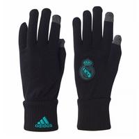 2017-2018 Real Madrid Adidas Gloves (Black)