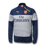 2014 2015 arsenal puma padded training top blue