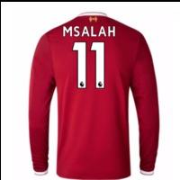 2017 18 liverpool home long sleeve shirt kids m salah 11