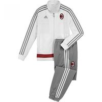 2015 2016 ac milan adidas pes tracksuit white kids