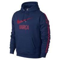 2014-2015 Barcelona Nike Core Hooded Top (Navy)