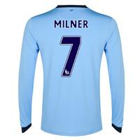 2014 15 man city long sleeve home shirt milner 7