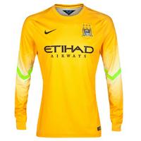 2014-2015 Man City Away Nike Goalkeeper Shirt (Pro Gold)