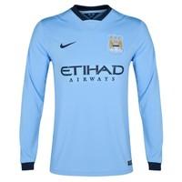 2014 2015 man city home nike long sleeve shirt