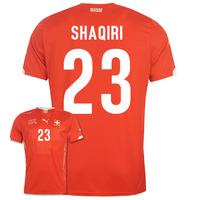 2014-15 Switzerland World Cup Home Shirt (Shaqiri 23)