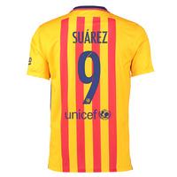 2015 16 barcelona away shirt suarez 9 kids