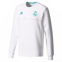 2017-2018 Real Madrid Adidas Sweat Top (White)