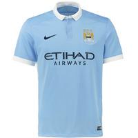 2015-2016 Man City Home Nike Football Shirt (Kids)