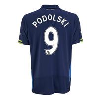 2014 15 arsenal third cup shirt podolski 9 kids