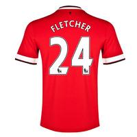 2014 15 manchester united home shirt fletcher 24 kids