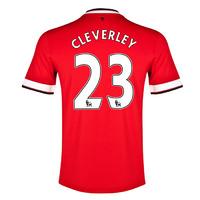 2014 15 manchester united home shirt cleverley 23 kids