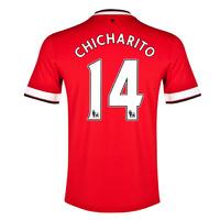 2014-15 Manchester United Home Shirt (Chicharito 14) - Kids