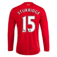 2015-16 Liverpool Home Long Sleeve Shirt (Sturridge 15) - Kids