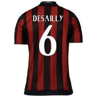 2015 16 ac milan home shirt desailly 6