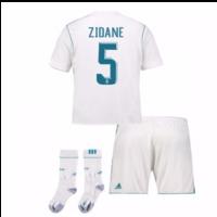 2017-17 Real Madrid Home Full Kit (Zidane 5)