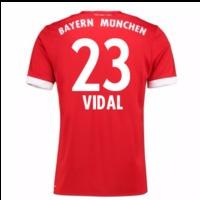 2017 18 bayern munich home short sleeve shirt vidal 23