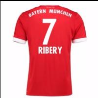 2017-18 Bayern Munich Home Short Sleeve Shirt (Ribery 7)