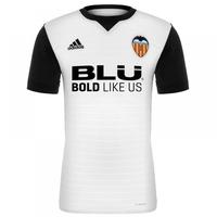 2017-2018 Valencia Adidas Home Football Shirt (Kids)