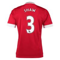 2015-16 Man United Home Shirt (Shaw 3)