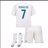 2017-17 Real Madrid Home Full Kit (Ronaldo 7)