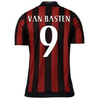 2015-16 AC Milan Home Shirt (Van Basten 9)