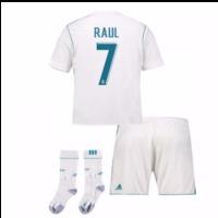 2017-17 Real Madrid Home Full Kit (Raul 7)