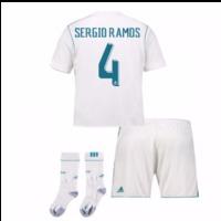 2017-17 Real Madrid Home Full Kit (Sergio Ramos 4)