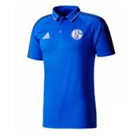 2017 2018 schalke adidas polo shirt blue