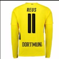 2017-18 Borussia Dortmund Long Sleeve Home Shirt (Reus 11)