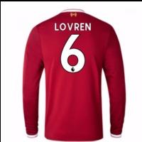 2017-18 Liverpool Home Long Sleeve Shirt (Kids) (Lovren 6)