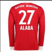 2017 18 bayern munich home long sleeve shirt alaba 27