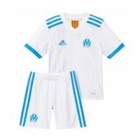 2017-2018 Olympique Marseille Adidas Home Little Boys Mini Kit