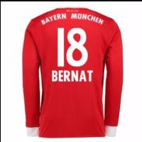 2017 18 bayern munich home long sleeve shirt bernat 18