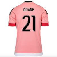 2015-16 Juventus Away Shirt (Zidane 21) - Kids