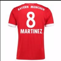 2017-18 Bayern Munich Home Short Sleeve Shirt (Martinez 8)