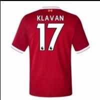 2017-18 Liverpool Home Short Sleeve Shirt (Klavan 17)